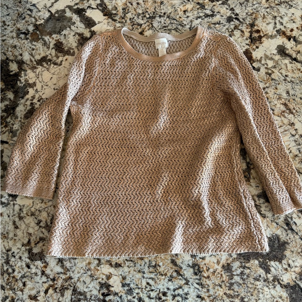 Rose Gold Sweater from Chico’s!